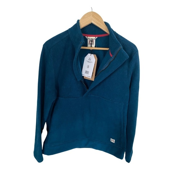 Avalanche Other - Avalanche Blue 1/4 Zip Textured Fleece Sweatshirt NWT Size S